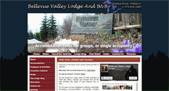 Desktop Screenshot of bellevuevalleylodge.ca